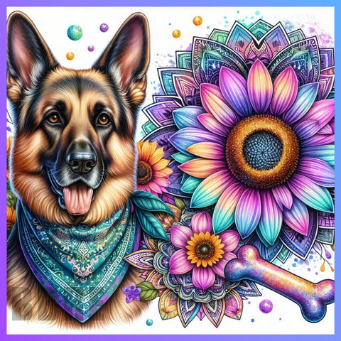 German Shepard 20 OZ Wrap