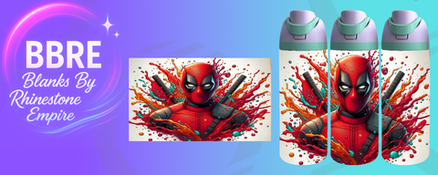 Kids 24 OZ Sublimation Water Bottle Wrap