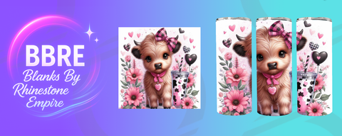 Cow 20 OZ Sublimation Print
