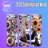 Sassy Girl 20 OZ Sublimation Transfer
