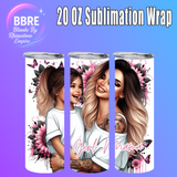 Cheeky Girl 20 OZ Sublimation Transfer