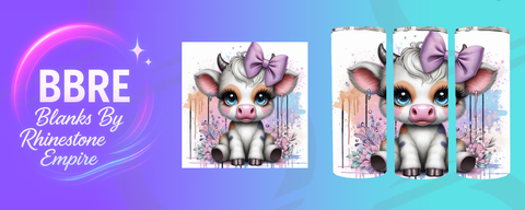Cow 20 OZ Sublimation Print