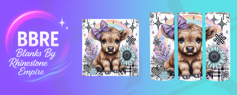 Cow 20 OZ Sublimation Print