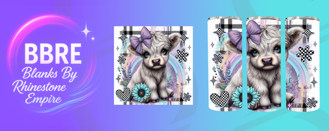 Cow 20 OZ Sublimation Print