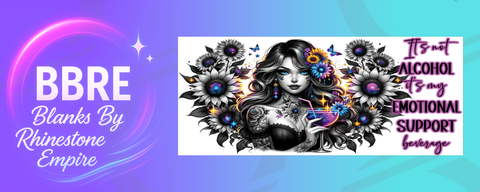 Tattoo Girl 16 OZ Wrap