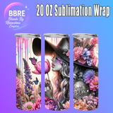 Modern Girl 20 OZ Sublimation Transfer