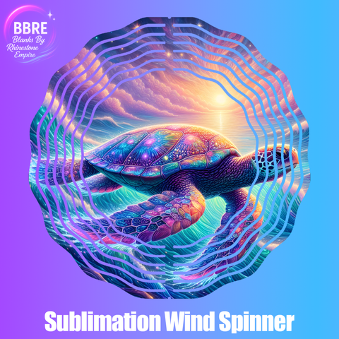 Turtle Sublimation Wind Spinners