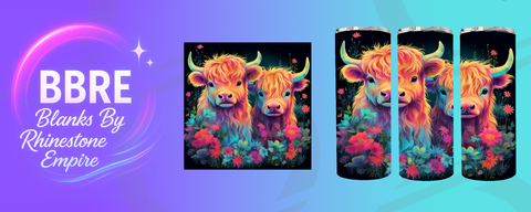 Cow 20 OZ Sublimation Print
