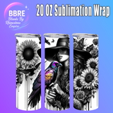 Modern Girl 20 OZ Sublimation Transfer