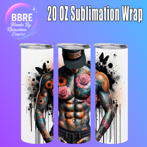 Cheeky Girl 20 OZ Sublimation Transfer