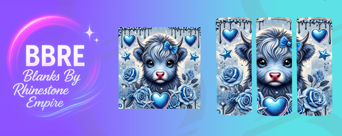 Cow 20 OZ Sublimation Print