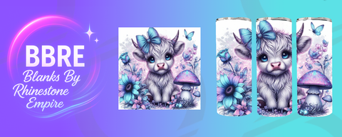 Cow 20 OZ Sublimation Print