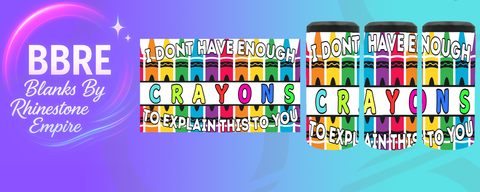Crayon Can Cooler Wrap