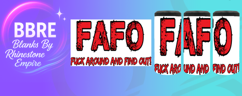 FAFO Can Cooler Wrap