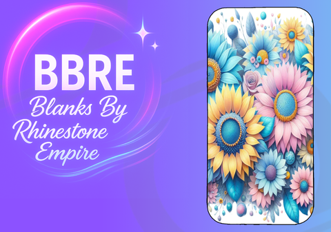 Floral Sublimation Phone Wrap
