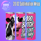 Modern Girl 20 OZ Sublimation Transfer