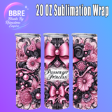 Modern Girl 20 OZ Sublimation Transfer