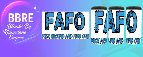 FAFO Can Cooler Wrap