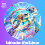 Turtle Sublimation Wind Spinners