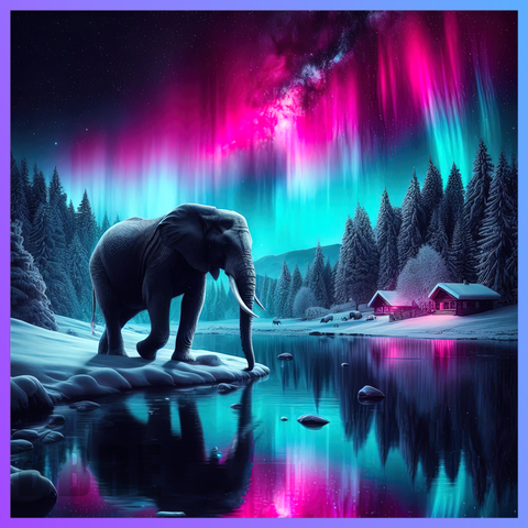 Northern Lights Panda 20 OZ Wrap