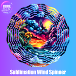 Tropical Bird Sublimation Wind Spinners