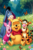 Winnie & Friends Flannel Blanket