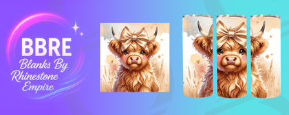 Cow 20 OZ Sublimation Print
