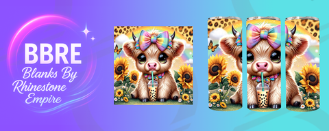 Cow 20 OZ Sublimation Print