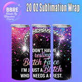 Modern Girl 20 OZ Sublimation Transfer