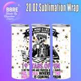 Cheeky Girl 20 OZ Sublimation Transfer