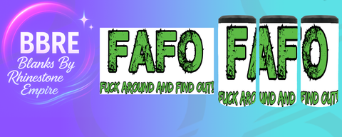 FAFO Can Cooler Wrap