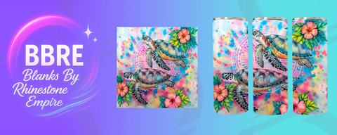 Turtle 20 OZ Sublimation Print