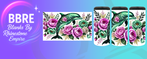 Dolphin Can Cooler Wrap