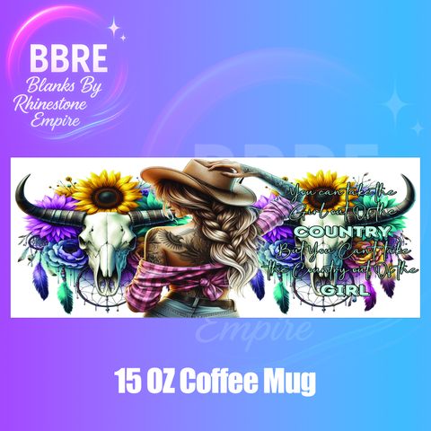 Cowgirl 15 OZ Cup Wrap