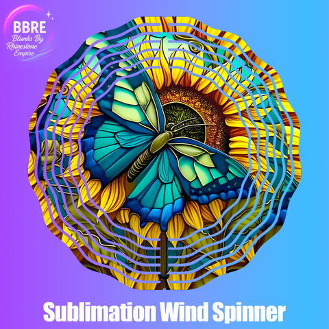 Butterfly Sublimation Wind Spinners