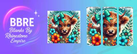 Cow 20 OZ Sublimation Print