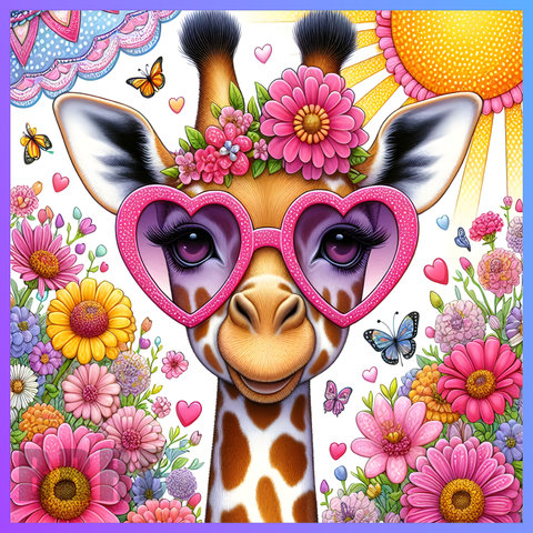 Cute Girraffe 20 OZ Wrap