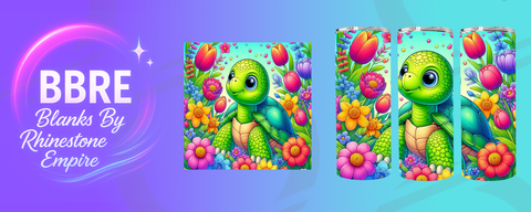Turtle 20 OZ Sublimation Print