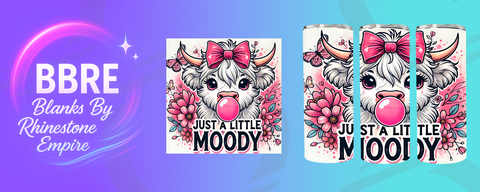 Cow 20 OZ Sublimation Print