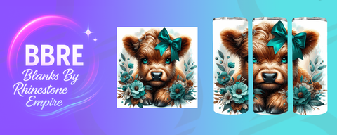 Cow 20 OZ Sublimation Print