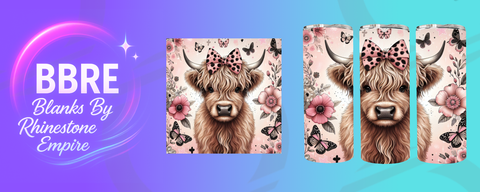 Cow 20 OZ Sublimation Print