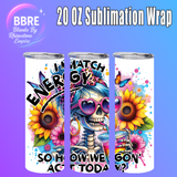 Cheeky 20 OZ Sublimation Transfer