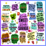 Sarcastic 20 OZ Wrap