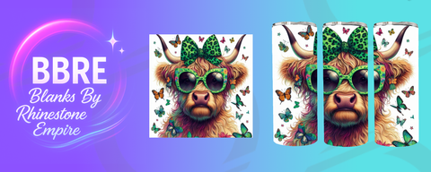 Cow 20 OZ Sublimation Print