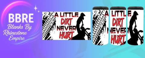 Motorcross Can Cooler Wrap