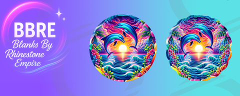 Dolphin Sublimation Wind Spinners