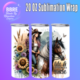 Sarcastic 20 OZ Sublimation Transfer