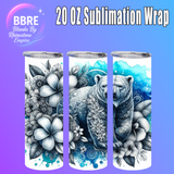 Polar Bear 20 OZ Sublimation Transfer
