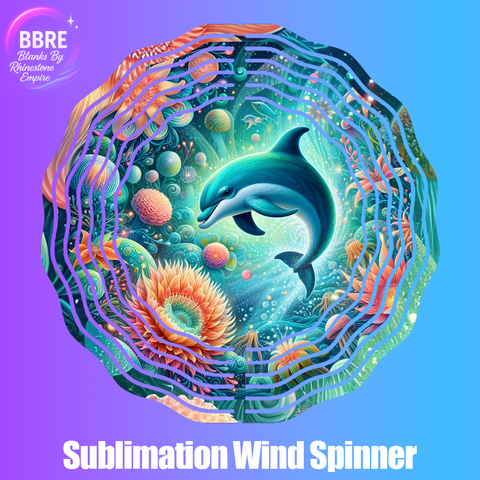 Dolphin Sublimation Wind Spinners
