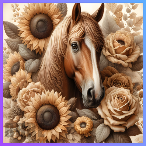 Colorful Horse 20 OZ Wrap